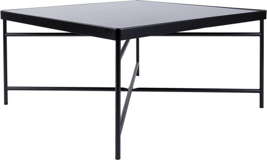 Couchtisch Smooth - Groß - Quadratisch Matt Schwarz - 80x80x40cm