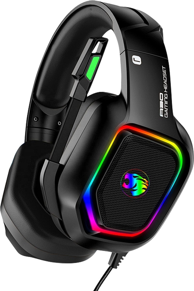URGOODS - Pro Gaming Headset - mit Mikrofon - 7.1 Surround Sound für PS4