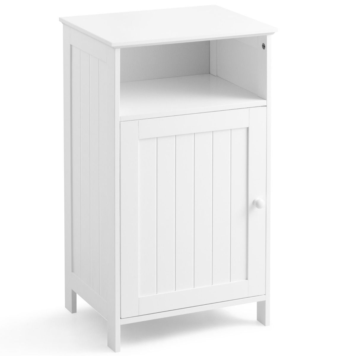 Coast Badezimmerschrank mit Tür - 3 Etagen - 40 x 30 x 70 cm - Weiß