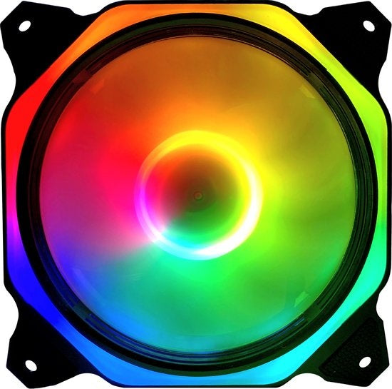 RGB-Lüfter PC-Lüfter - Gehäuselüfter 120x120mm 4-pin High Airflow - Computer-Gehäuselüfter Lüfter Earkings