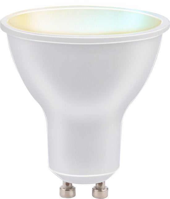 Alpina Smart Home LED-Lampe - GU10 - 5W - 470lm - Warm- und Kaltweiß - dimmbar - App- und Sprachsteuerung - funktioniert mit Alexa und Google Home