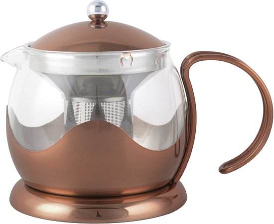 La Cafetière Teekanne Origins 660 Ml 18 X 17 Cm Edelstahl/Glas Kupfer