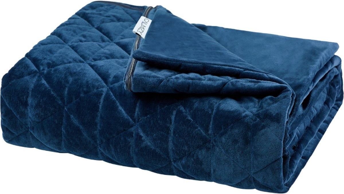 Calmzy Superior Soft - Bettbezug - Deckenbezug - 150 x 200 cm - Superweich - Komfortabel - Navy