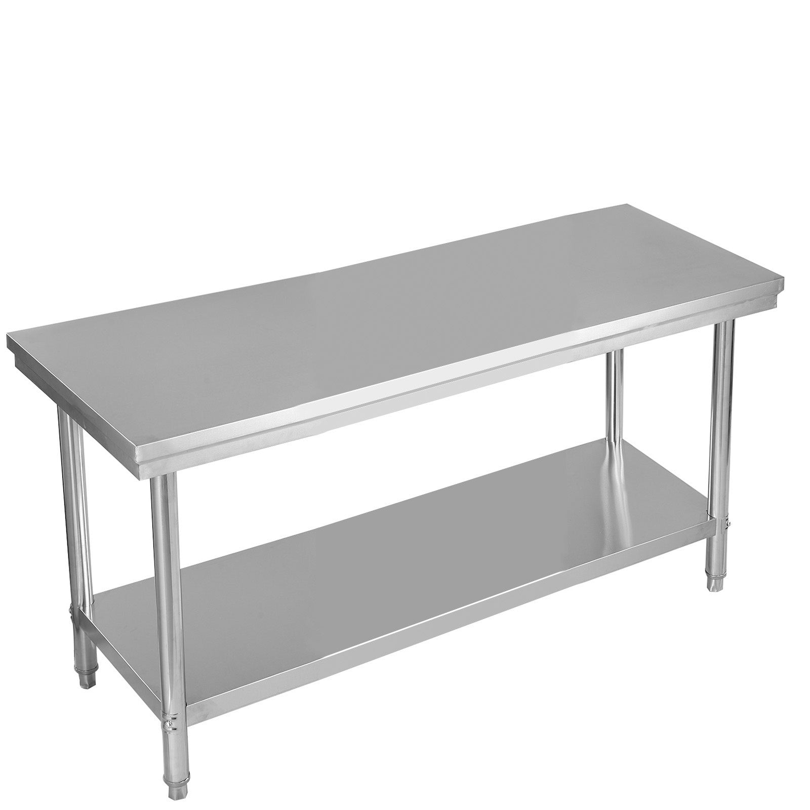 Coast Edelstahl Küchentisch Arbeitstisch Gastrotisch Edelstahltisch 122x61x90 cm