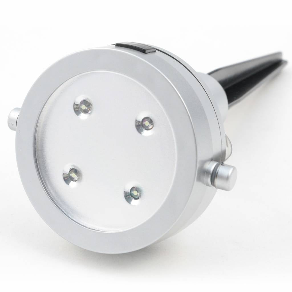 LED-Gartenleuchte - Silber