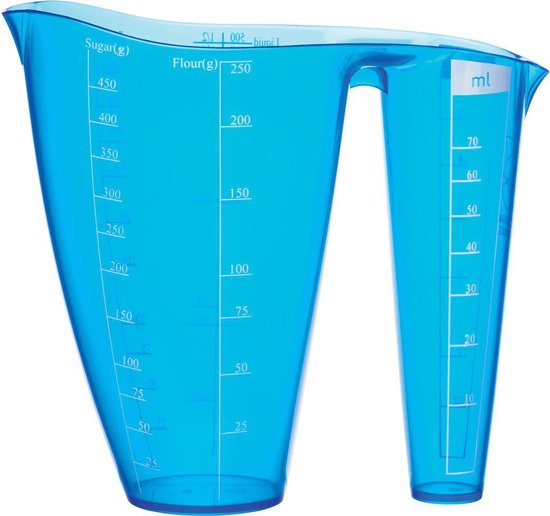 Colourworks Messbecher Brights Double 600 ml Blau