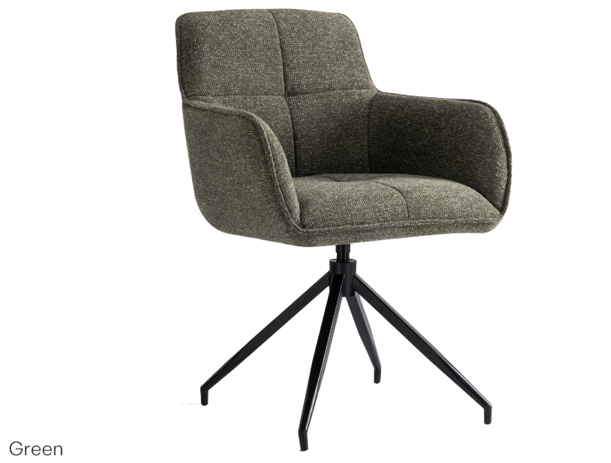 Criks Design Esstisch-Drehstuhl Charly Grün