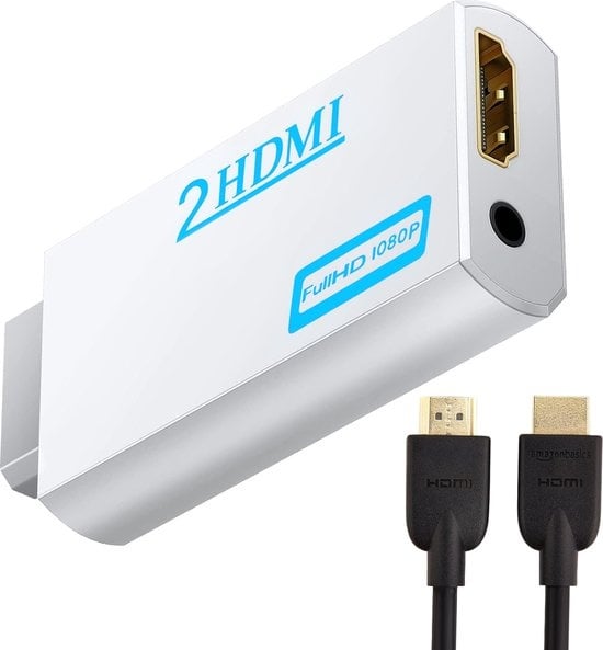 GarpexÂ¬Ã† Wii Connection to HDMI adapter - Exklusiv geeignet für Nintendo Wii + Inklusive 1