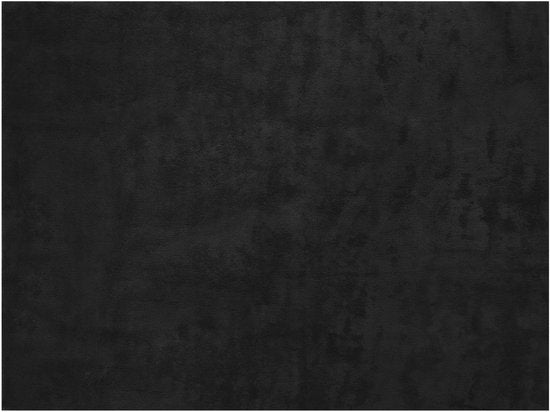 tectake® Kurzflorteppich - 120 x 170 cm - Schwarz - Teppich für Wohnzimmer