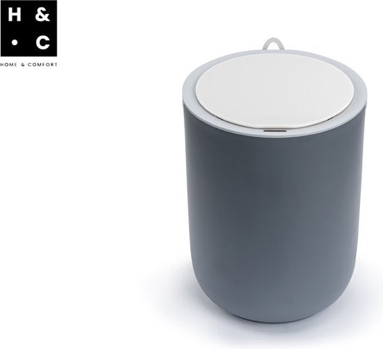 H&C Sensor Mülleimer - 8L - Schwarz - Automatischer Abfalleimer - Wasserdicht - Kompaktes Design