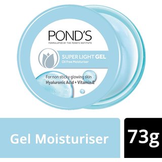 Ponds Super Light Gel Oil-Free Moisturiser mit Hyaluronsäure und Vitamin E - 73g