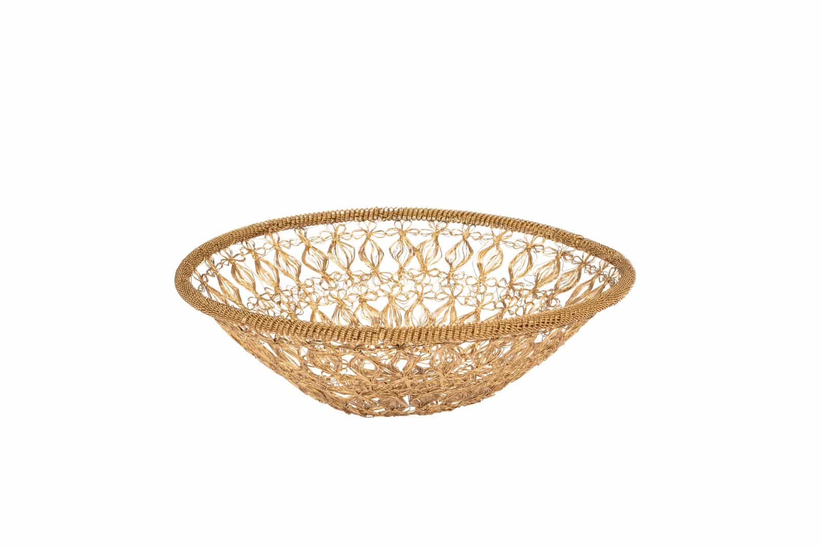 Dutchbone Bowl Filo Oval - 40x16x8cm - naturfarben - 0.3kg