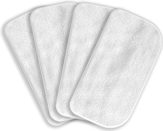 LUMAN Dampfreiniger Mikrofasertuch-Set - Geeignet für V1 - Dampftuch - Mikrofasertuch - Nachfüllpackung - 4 Stück