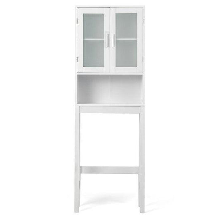 Coast Aufbewahrungsschrank - MDF + Glas - weiß - 23x7