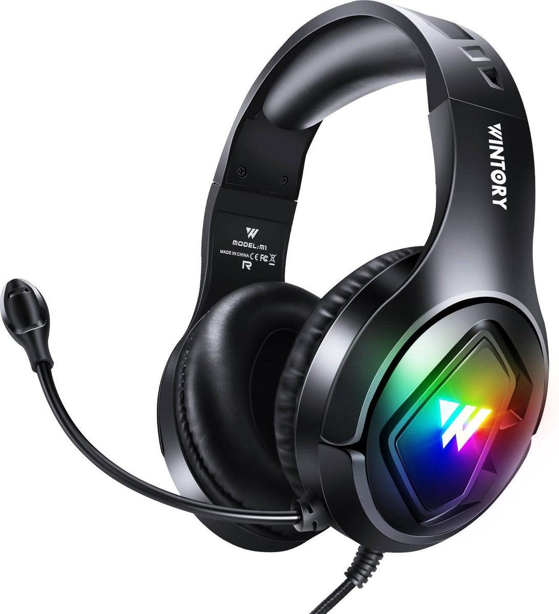 WINTORY M1 RGB Gaming Headset - PS4