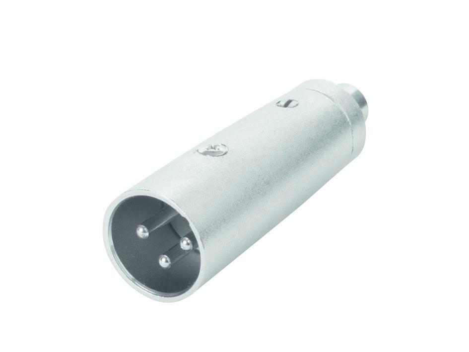 HQ-Power Xlr-rca Stecker - xlr 3-pin männlich auf rca weiblich