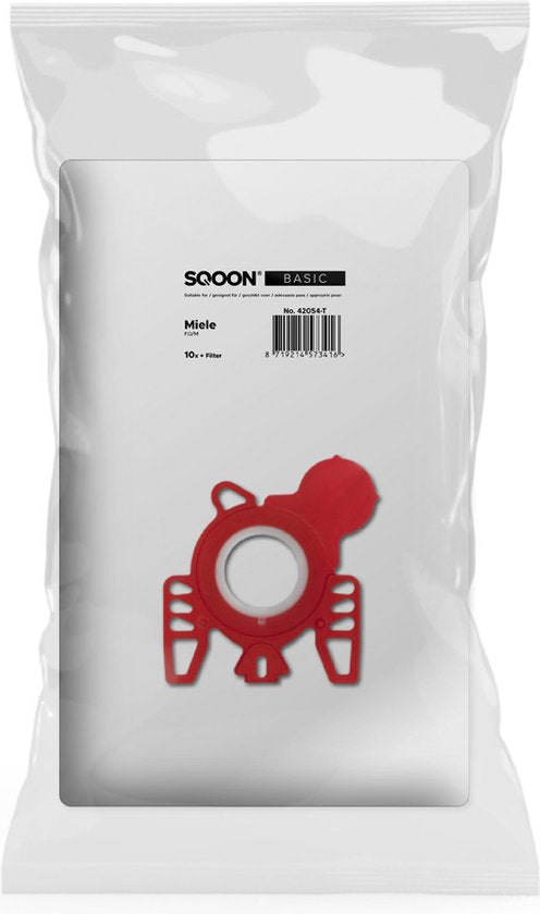 SQOONÂ® Basic - Miele F/J/M 3D Hyclean - Staubsaugerbeutel 10 Stück.