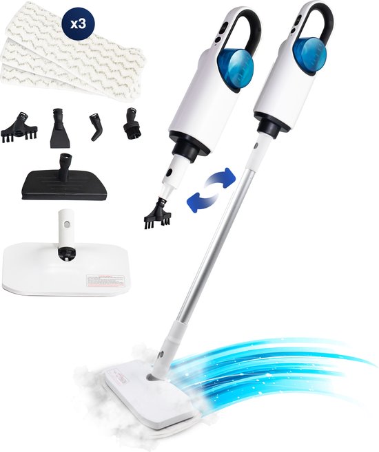 Samako Royal Elite Dampfreiniger - Handdampfer - Fleckenentferner - Tiefenreinigung für Boden