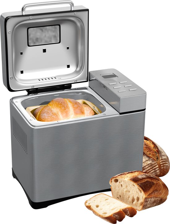 Skoov - Brotbackautomat - 19 Programme - bis zu 1000 Gramm - 650 W - Grau