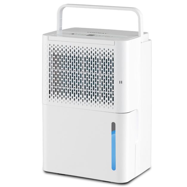 Coast Luftentfeuchter - bis zu 15 m² - 240V - 42 dB - 2.2L Tank - 27 x 20.5 x 40.5 cm - Weiß – Bild 2