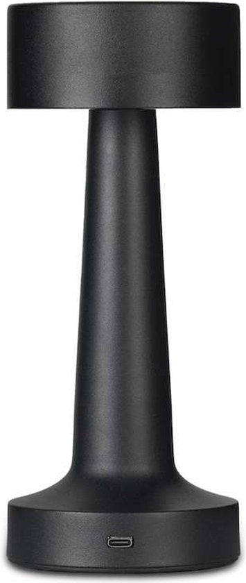 Buccan - Hantel Tischleuchte - Schwarz - 3 Lichtmodi und Touchpanel