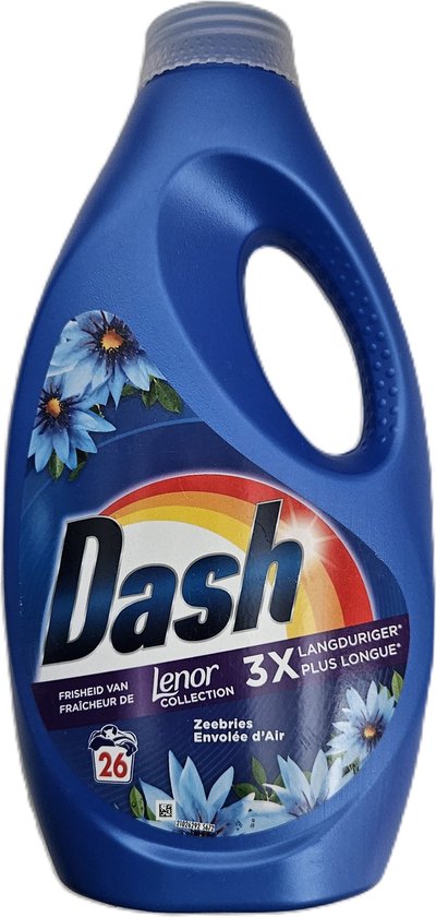 Dash - Lenor Collection - Flüssigwaschmittel - Weiß- und Buntwäsche - Sea Breeze - 26 Waschgänge
