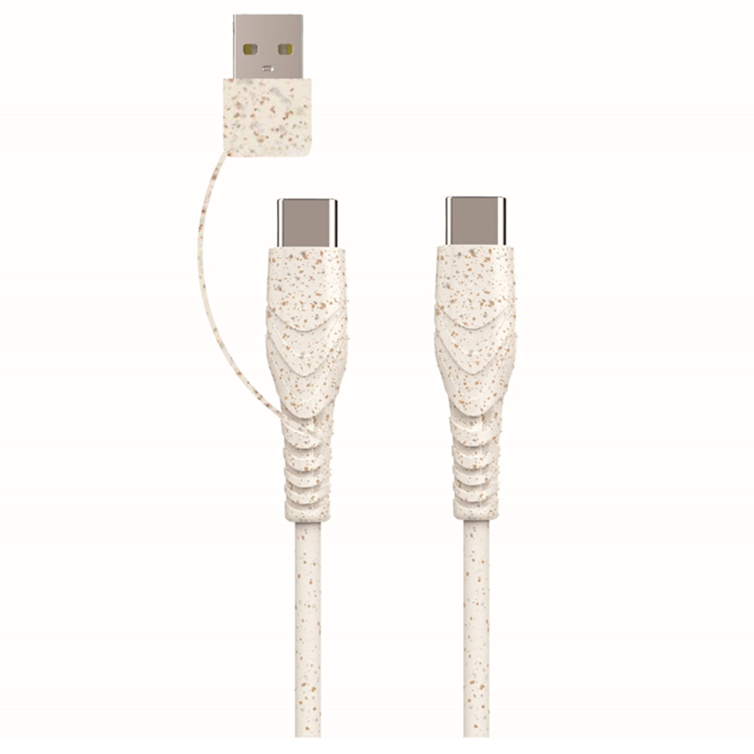 BIOnd USB-C auf USB-C/USB-A - LadekabelNeuware -