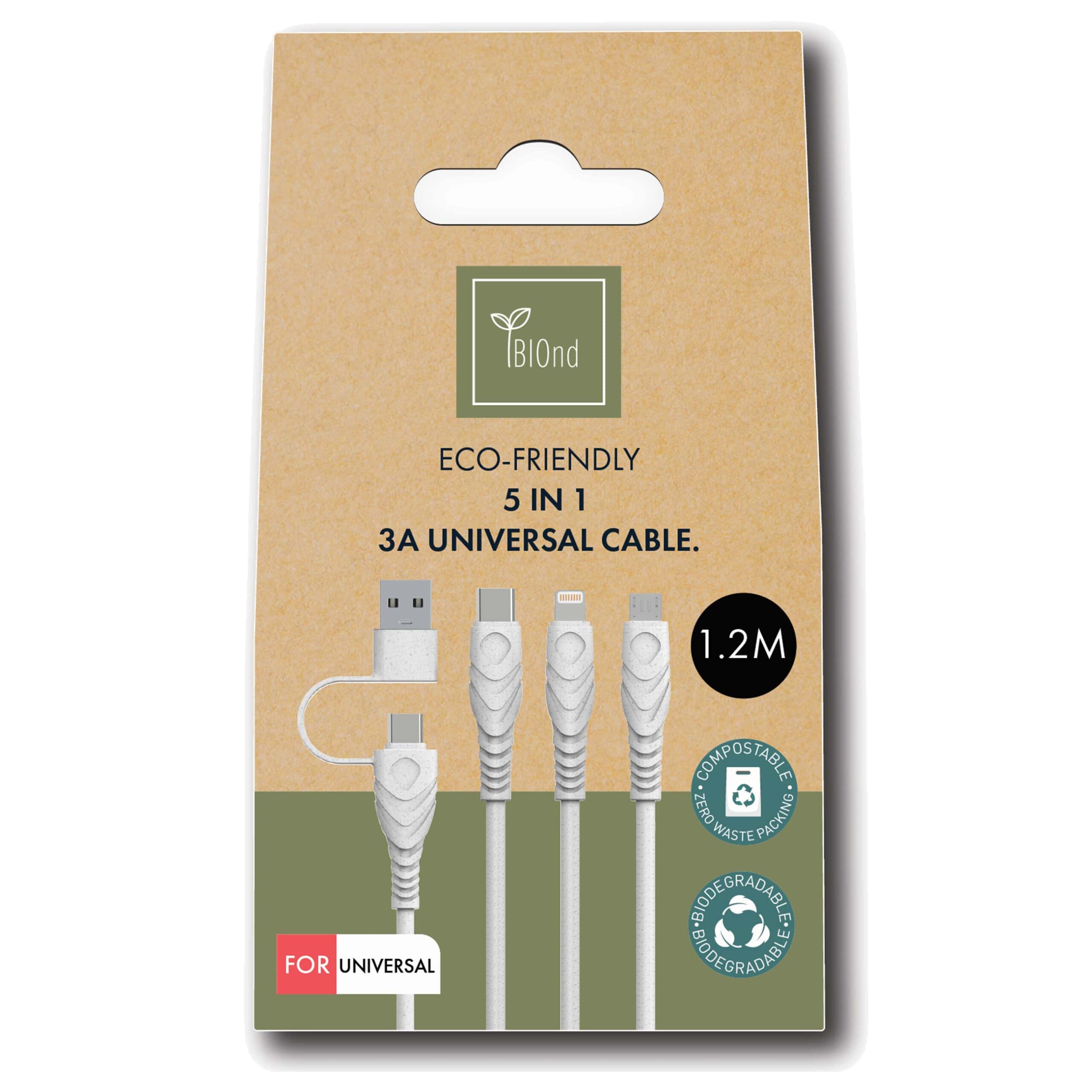 BIOnd  5 in 1 Mehrfachkabel - LadekabelNeuware -