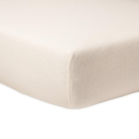 Vitality Pur - Spannbetttuch 100% Baumwolle - Jersey stretch - Creme - 140x200