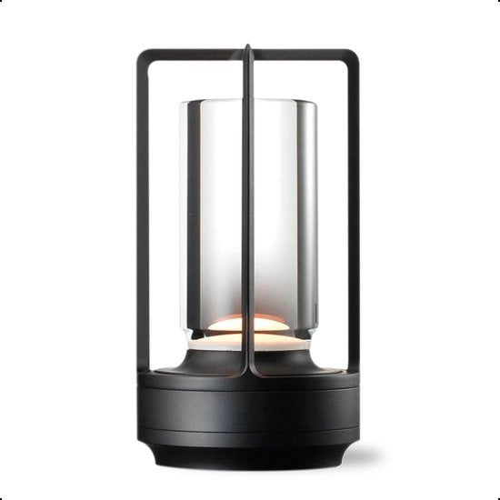 Goliving Tischlampe Wiederaufladbar - Laterne - Kabellos und dimmbar - Moderne Berührungslampe - Nachtlampe für das Schlafzimmer - 17