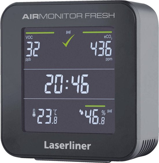 Laserliner AirMonitor FRESH Luftqualitätsmessgerät 400 - 9999 ppm