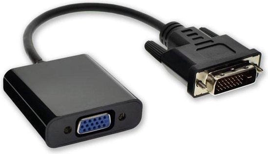 GarpexÂ® DVI zu VGA Adapter - DVI-D zu VGA Anschluss - Dual Link - 1080p Full HD - für Computer Monitor/TV