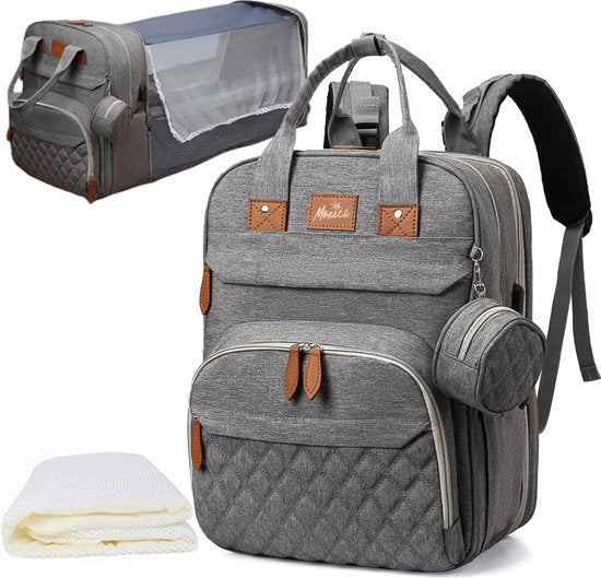 Moxica Wickeltasche mit Wickelauflage - Rucksack - Wickeltasche - Babytasche - Wickeltaschen