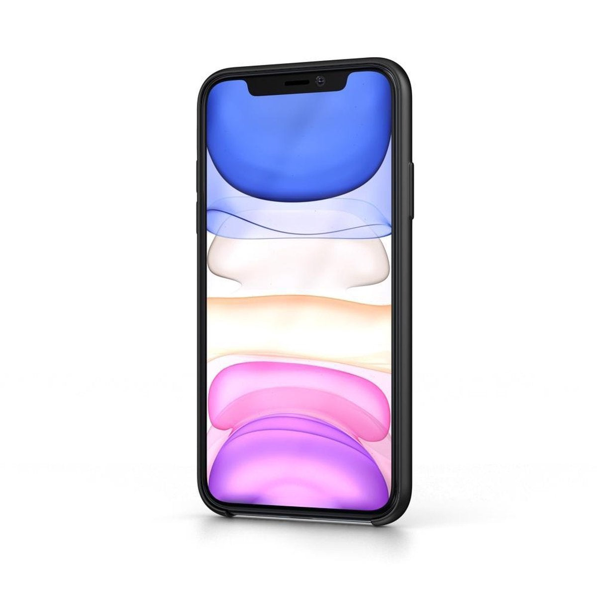 BeHello iPhone 11 Flüssigkeit Silikonhülle Schwarz