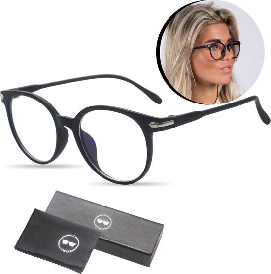 LC Eyewear Computerbrille - Blaulichtbrille - Displaybrille - Unisex - Mattschwarz