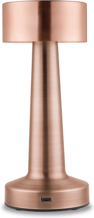 Buccan - Hantel Tischleuchte - Rose gold - 3 Lichtmodi und Touchpanel