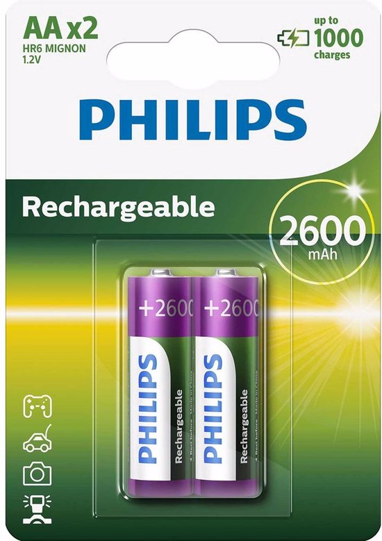 Philips AA-Batterien (wiederaufladbar)