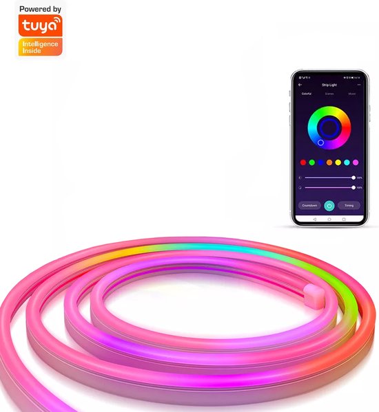 Denver Smart Led Strip 3 Meter - App Steuerung - Google Home - Amazon Alexa - Led Beleuchtung - LCO351