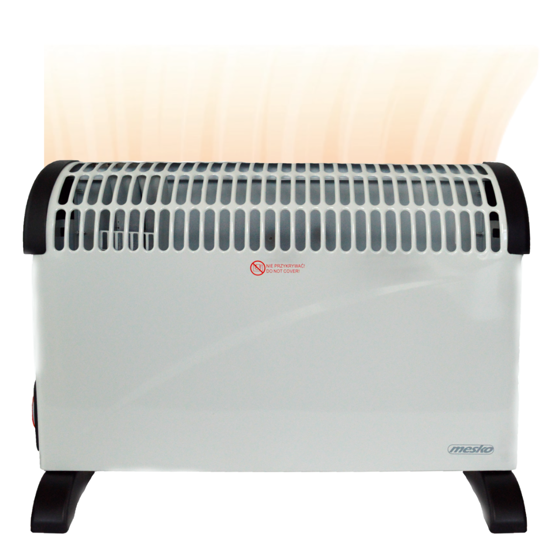 Mesko Elektrokonvektor - 3 Heizstufen - 2000W - bis zu 20mÂ² - Weiß - einstellbarer Thermostat