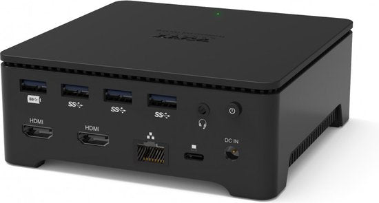 Port Designs 901908-W-EU Notebook-Dock & Port-Replikator Kabelgebundener USB 3.2 Gen 1 (3.1 Gen 1) Typ-A Schwarz