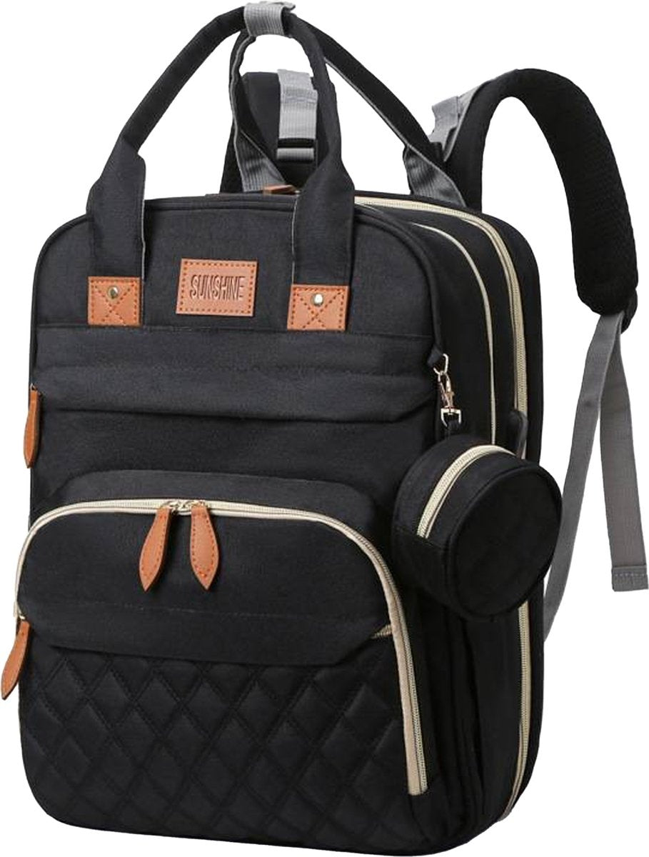 AchatÃ© Wickeltasche - Wickeltasche mit ausziehbarem Wickel-/Schlafbett - inkl. Wickelauflage