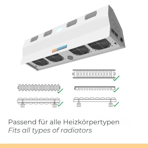 Boost - Wärmepumpe - Heizkörperverstärker
