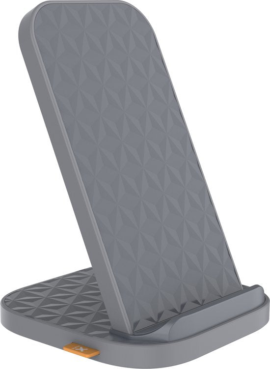 Xtorm 15W iPhone Ladegerät mit Ladeständer / Kabelloses Ladegerät iPhone / Kabelloses Ladegerät - Kabelloses Ladegerät - Geeignet für iPhone 15 / Apple Ladegerät / iPhone Ladegerät Kabellos - Grau