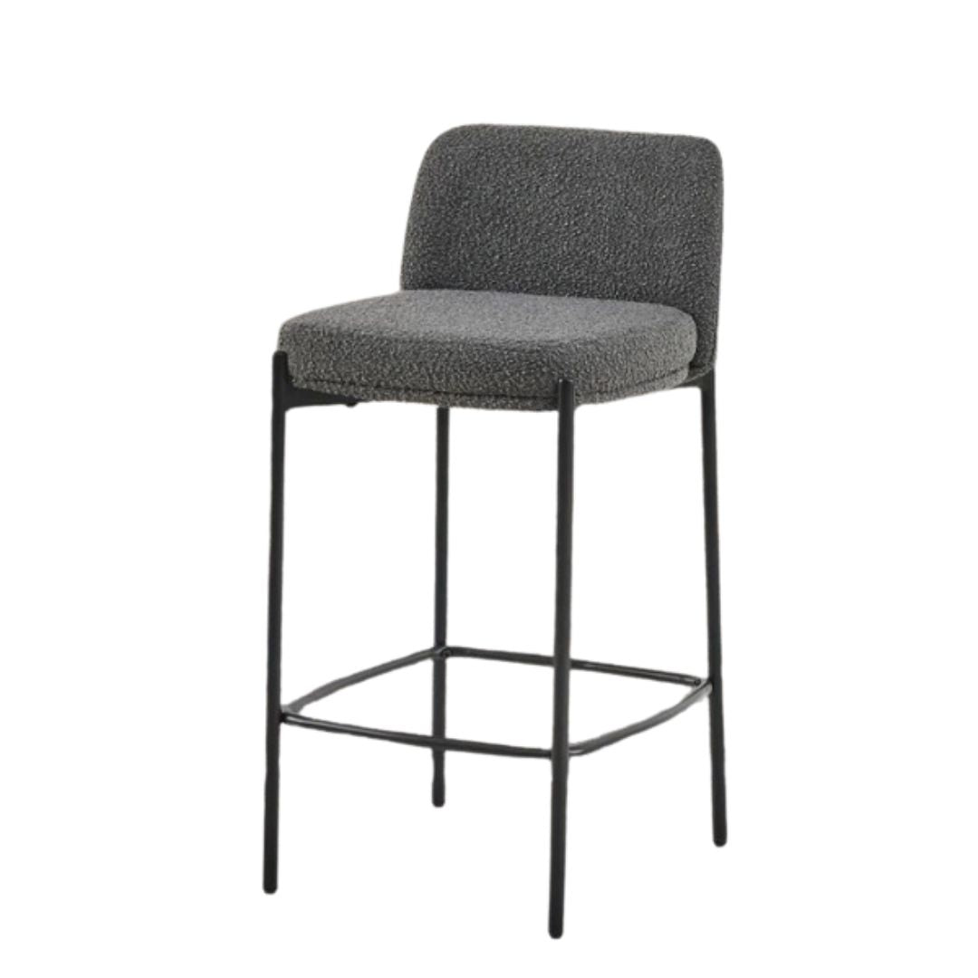 Rousseau Barhocker Ella - H85 x B37 x T42 cm - Grau