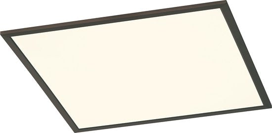 Trio leuchten - LED-Deckenleuchte - Deckenleuchte - 31W - Warmweiß 3000K - Dimmbar - Quadratisch - Schwarz - Aluminium