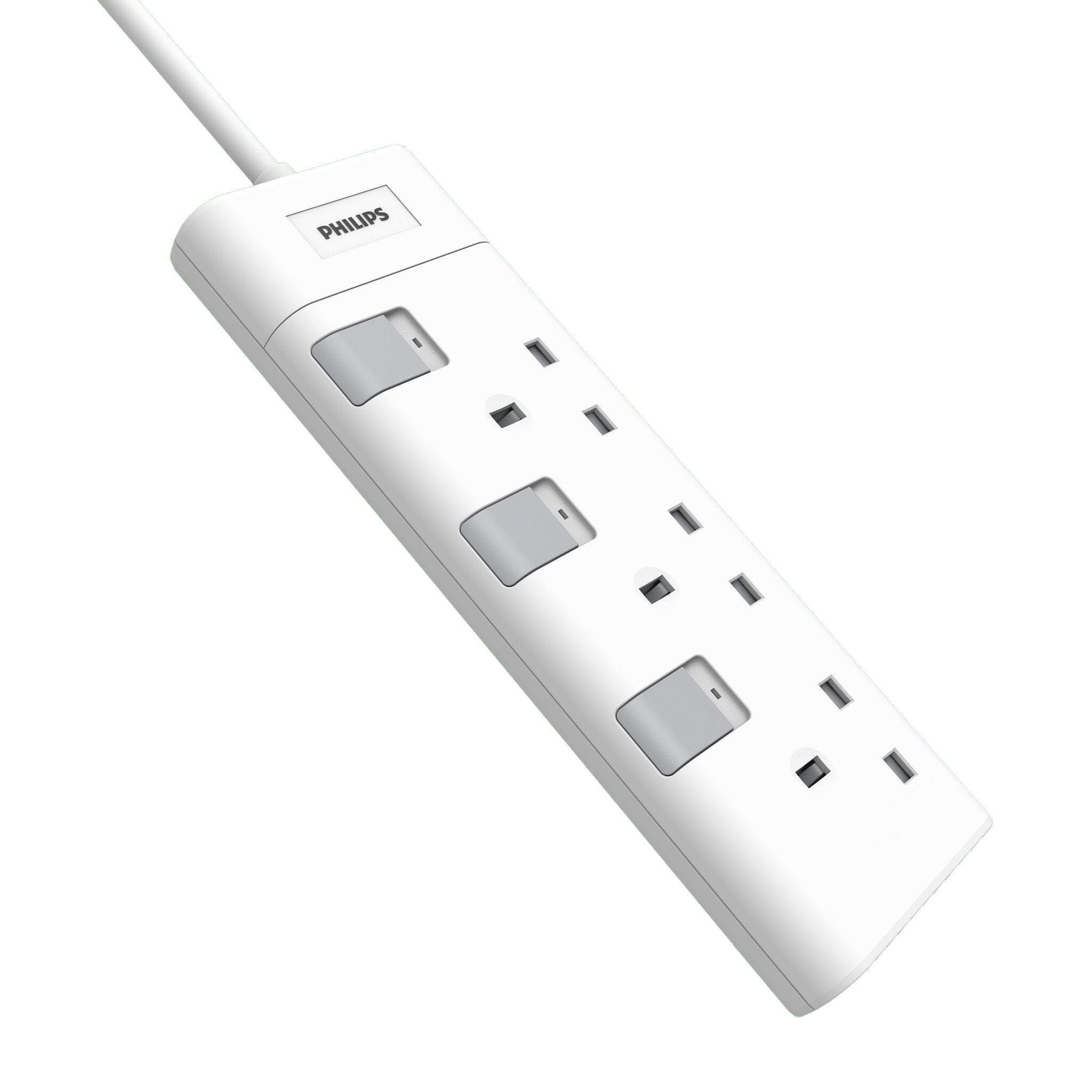 Philips Steckdose 230V 3-fach CHP3130WA - 3-polige Steckdose - 2 M – Bild 2