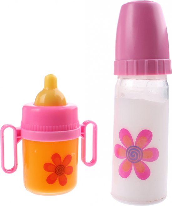 Flaschen 2 auf Karte - Geeignet für Babypuppe