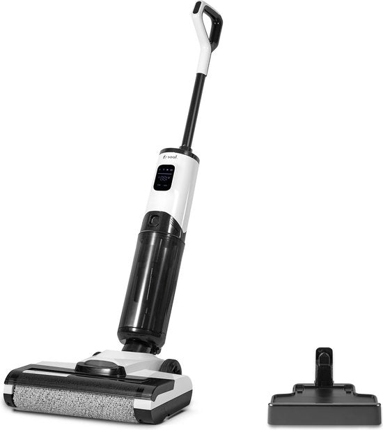 Bodenreiniger - 170W - Kabellos - Elektro-Mopp - Geeignet für alle Böden - Saugen und Wischen - von Saaf
