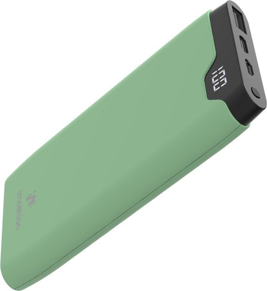 imoshion® Powerbank 10000 mAh - Schnellladegerät 18W - USB C & USB A - Geeignet für Apple iPhone und Samsung