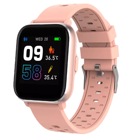 Denver Smartwatch - Einfacher Rückgabeknopf - Schrittzähler - Anrufe/SMS - TUYA App - Schlafaktivität - Herzfrequenz